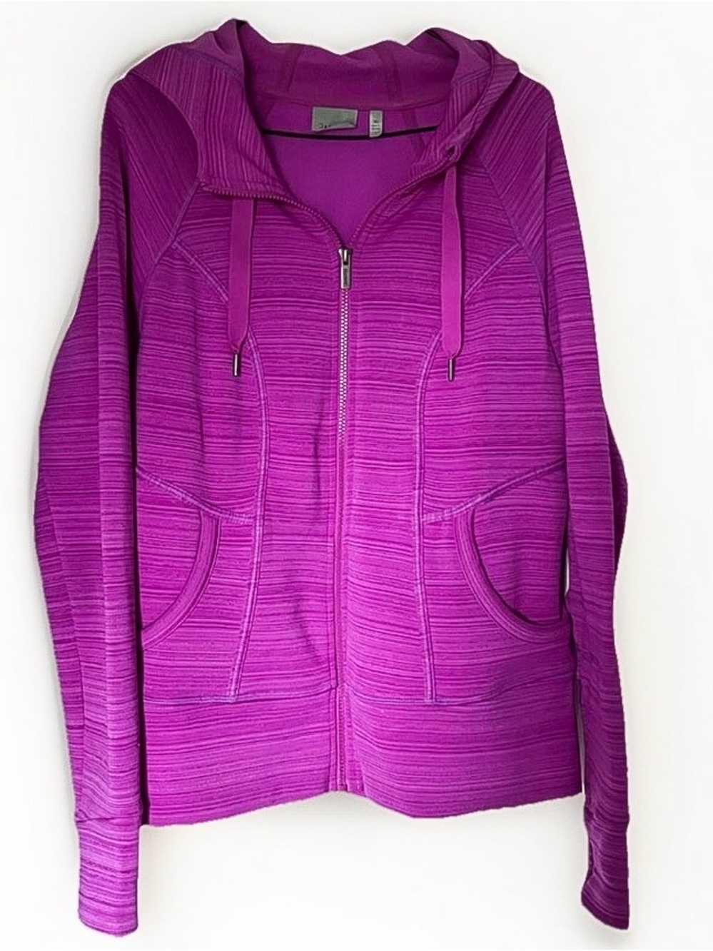 Athleta Strength Hoodie Purple Zip Up Womens XL